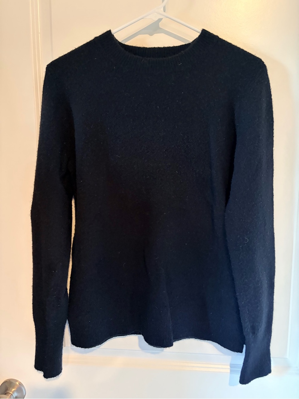 J. Crew Black Extra Soft Crewneck Sweater - Picture 3 of 6